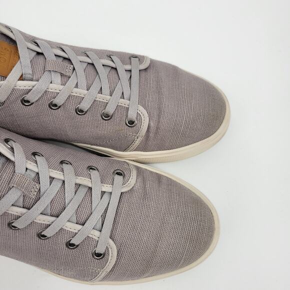 TOMS Mens Travel Lite Low Cut Grey Sneakers Shoes 11 Slip Ons - Picture 6 of 8